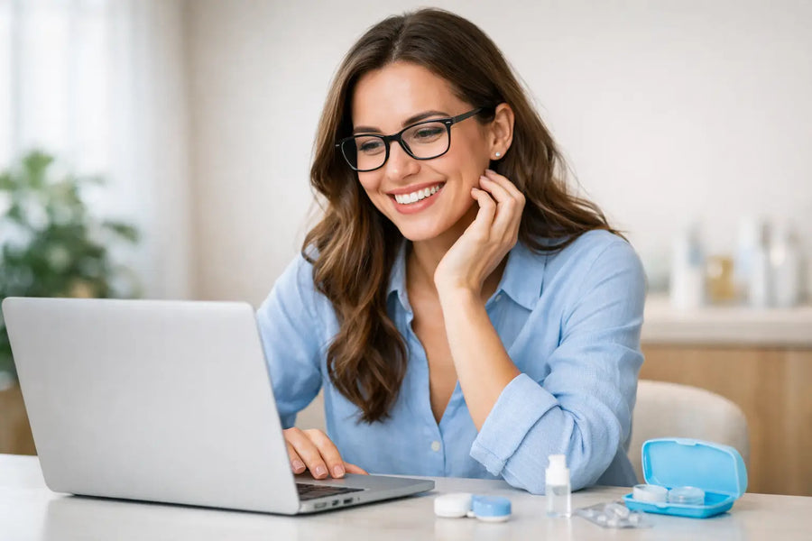 Cómo comprar lentes de contacto en línea?