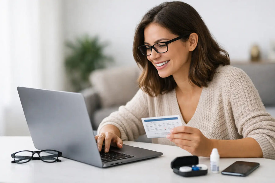 Cómo ingresar receta de lentes al comprar online